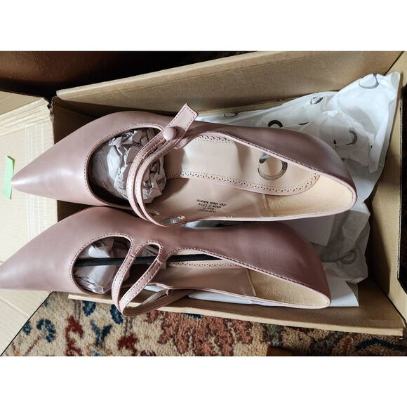 Journee Womens Sidney Pointed Toe Mid Heel Pumps size 11 - Picture 5 of 9